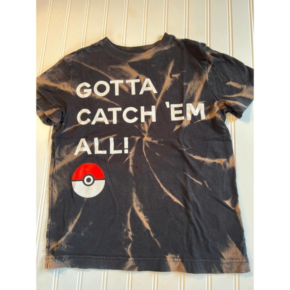 Upcycled Pokemon Kids Tee Size Medium - Picture 4 of 9